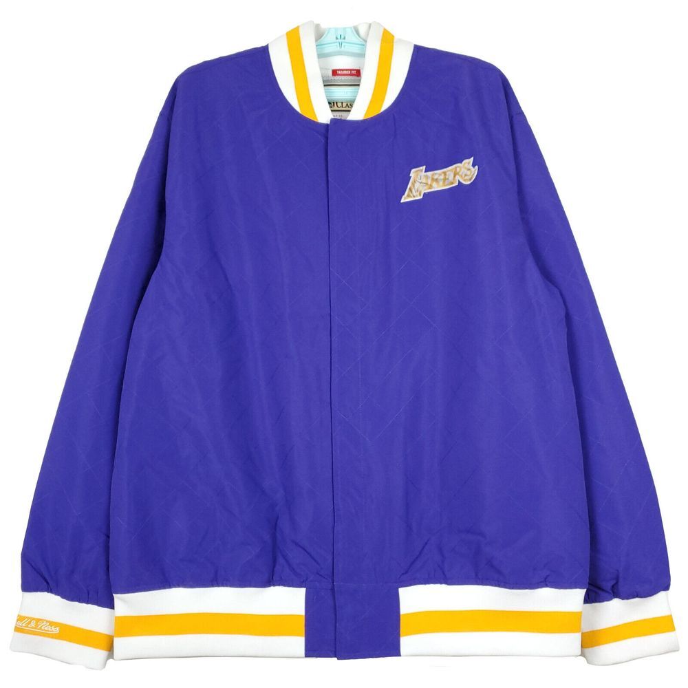 LA‎ Lakers Mitchell & Ness NBA XL XLarge Warm Up Jacket 75th Anniversary NWT